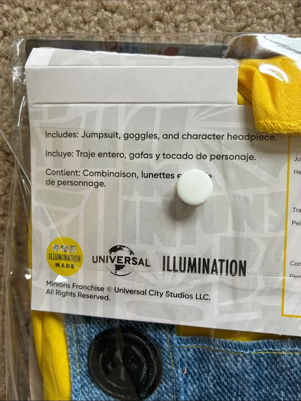 Minions Bob Child Costume - Size L (10/12) - Picture 5 of 8